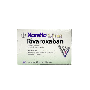 XARELTO 2.5 MG CAJA X 28 COMPRIMIDOS 